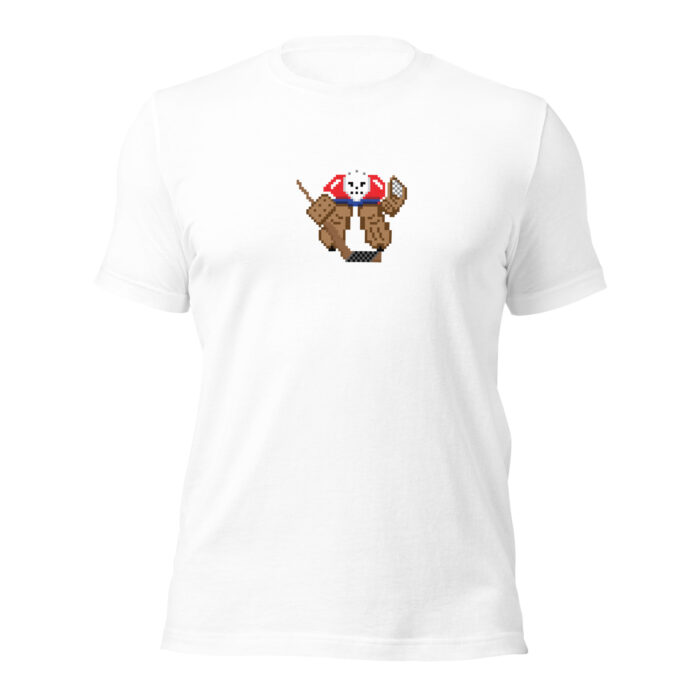 Old School Pixel Goalie T-Shirt - Image 4